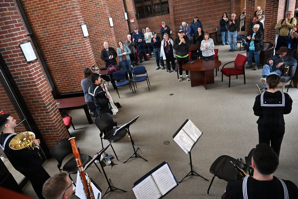 Navy Band Northwest at the Fargo VA Medical Center