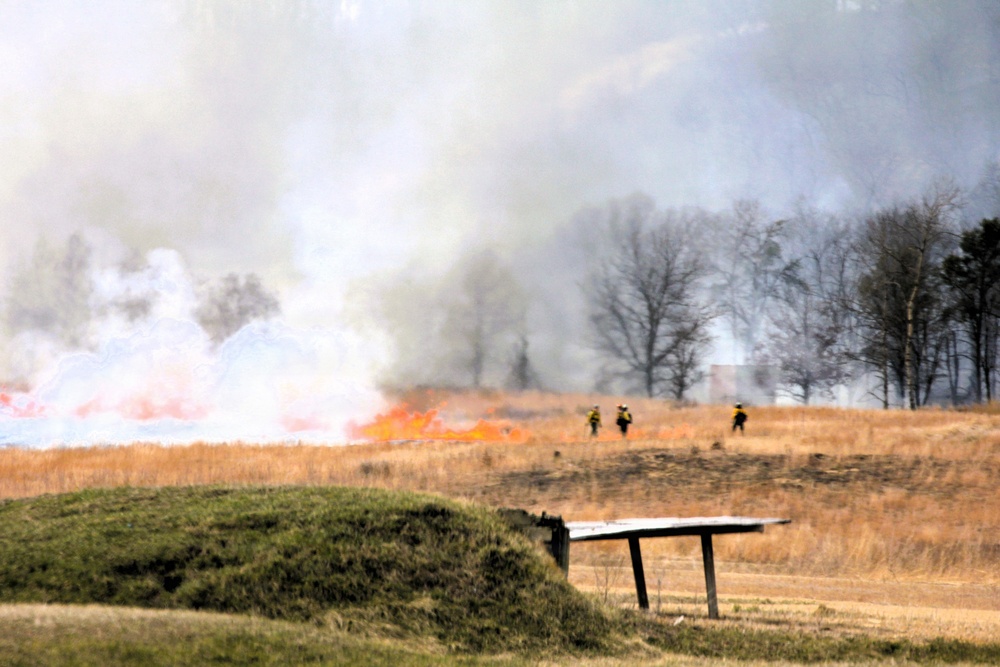 Spring prescribed burns renew training lands, ecosystems at Fort McCoy