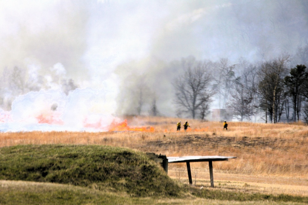 Spring prescribed burns renew training lands, ecosystems at Fort McCoy