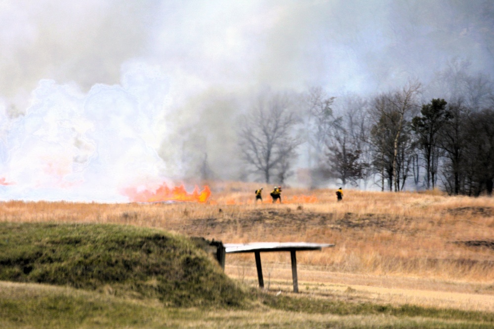 Spring prescribed burns renew training lands, ecosystems at Fort McCoy