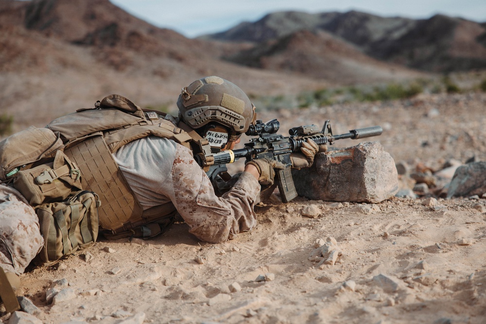 Marines with 2nd CEB Conduct Platoon Attacks during 2-26