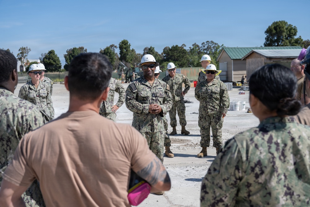Rear Adm. Tobias Visits NCG1