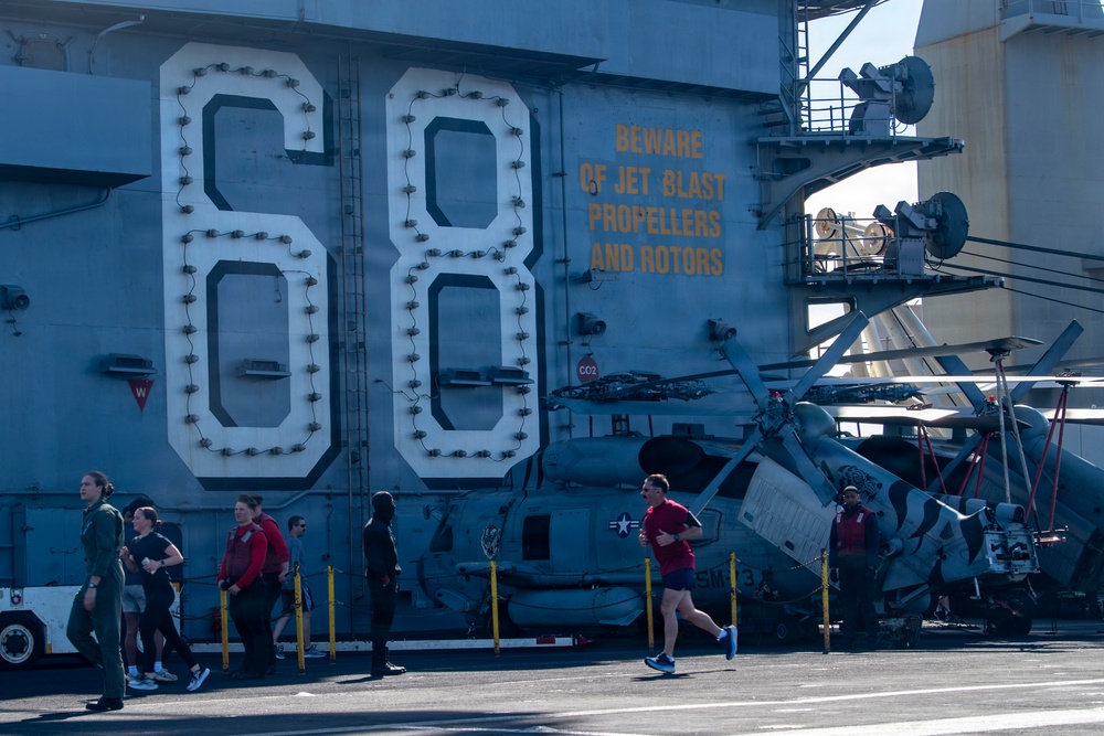 Nimitz Conducts Flight Deck PT