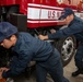 CNRJ Fire &amp; Emergency Services Fire Engine Celebration Onboard NAF Atsugi