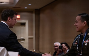 The Cheyenne tribe attend the MV-75 Cheyenne II Aircraft Unveiling