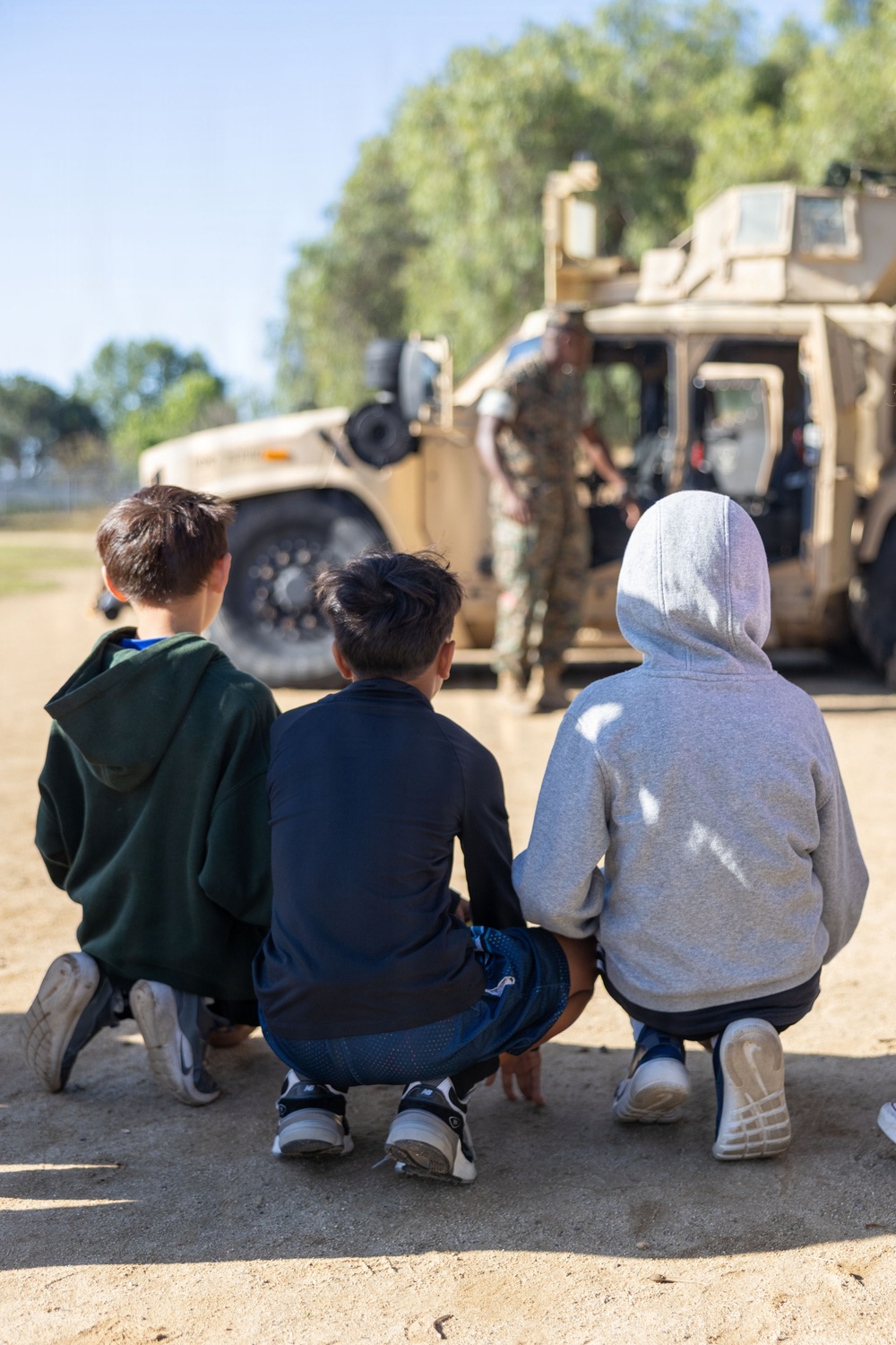 Marines with CLR-1 Visit Local Elementary School for Month of the Military Child