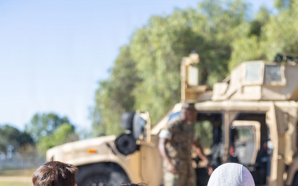 Marines with CLR-1 Visit Local Elementary School for Month of the Military Child