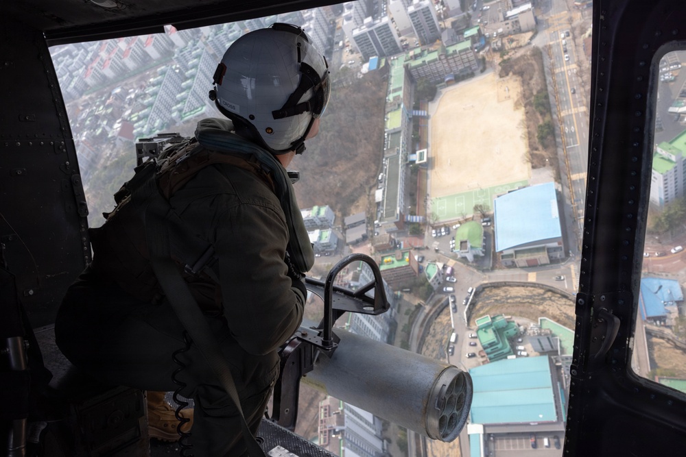 HMLA-369 assists in bilateral K-9 flight training