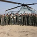 HMLA-369 holds pre-flight brief with Republic of Korea Marines