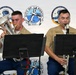 U.S. Marine Corps Band woodwind perform during the Parade of Ships VIP breakfast