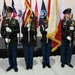 Junior ROTC color guard present the colors during the Parade of Ships VIP breakfast