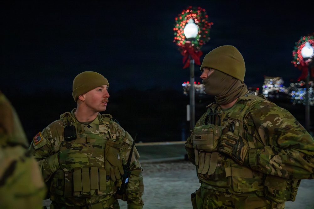 DVIDS - Images - Mississippi National Guard Soldiers patrol in ...