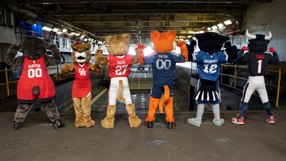 Houston's Mascots Tour USS Kearsarge