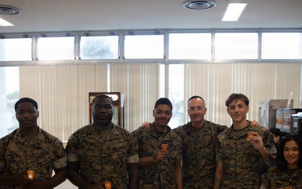 III Marine Expeditionary Force Support Battalion Marines recognized for winning Best Active Field Mess