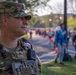 Mississippi National Guard Soldiers patrol at the Credit Union Cherry Blossom Ten Mile Run