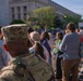 Mississippi National Guard Soldiers patrol at the Credit Union Cherry Blossom Ten Mile Run