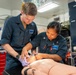 Medical training aboard USS Blue Ridge
