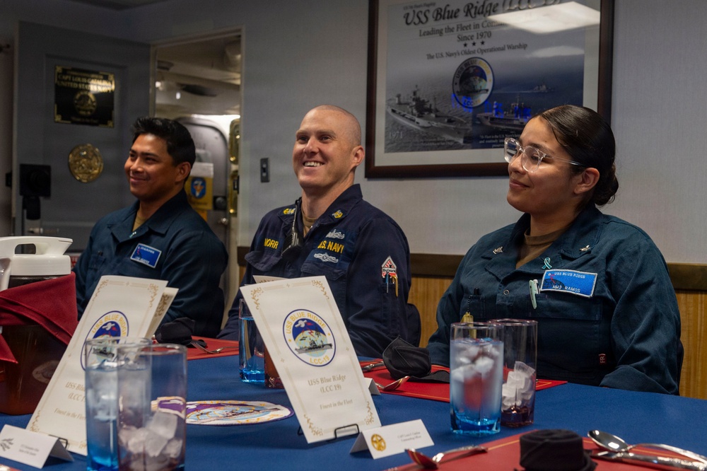 aboard USS Blue Ridge (LCC 19)