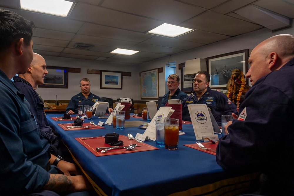 aboard USS Blue Ridge (LCC 19)