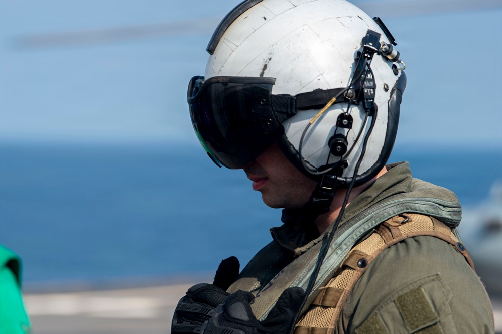 Flight Ops aboard USS Blue Ridge