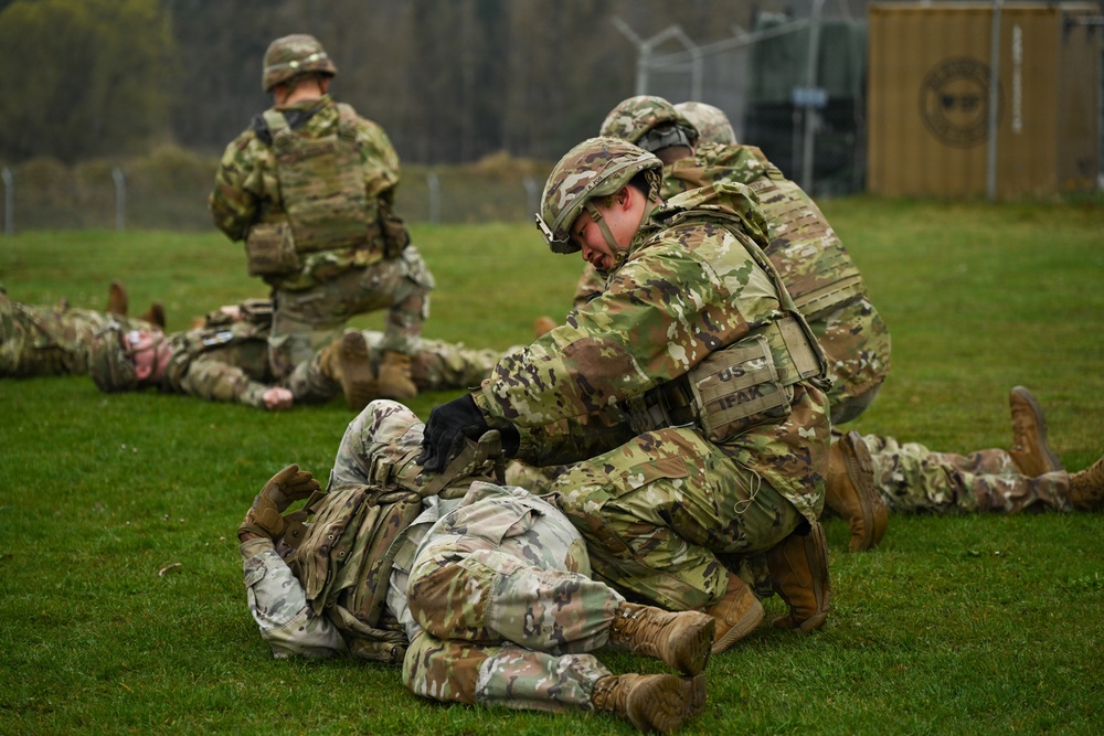 232nd Signal Company TCCC training