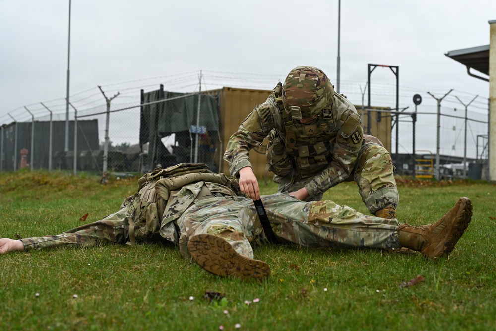 232nd Signal Company TCCC training
