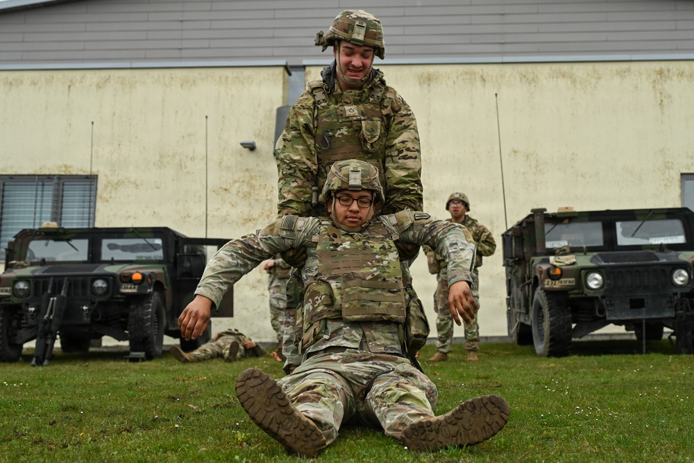 232nd Signal Company TCCC training