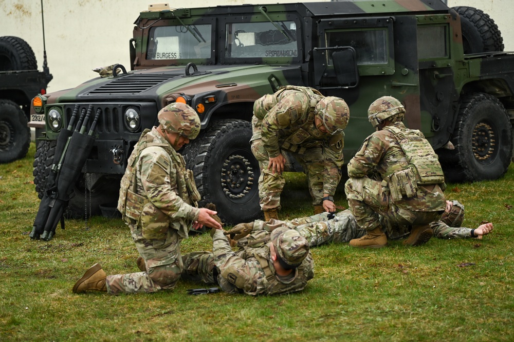 232nd Signal Company TCCC training