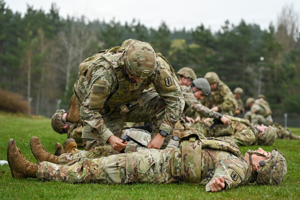 232nd Signal Company TCCC training