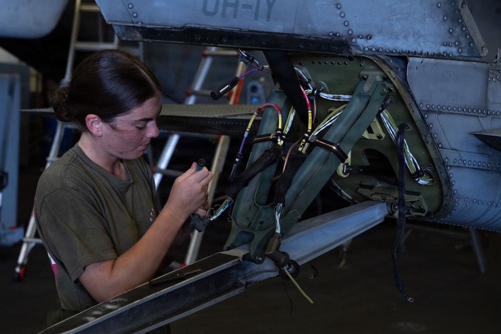 11th MEU Marines Conducts Routine Operations Aboard USS Boxer
