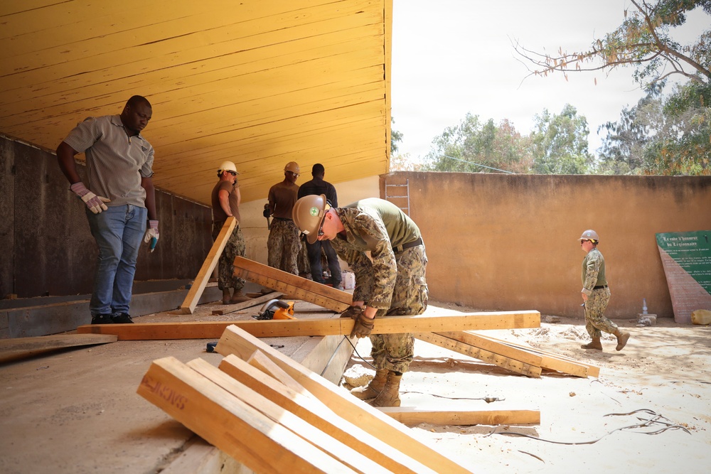 Seabees Strengthen Maritime Security Training Capabilities in Senegal