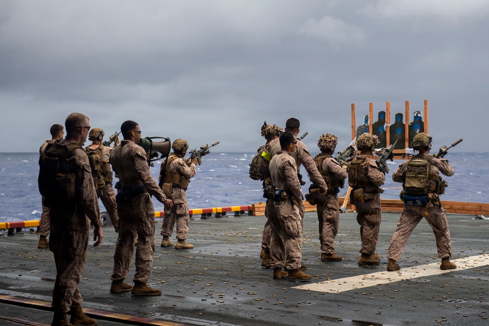 U.S. Marines Conducts Marksmanship Training