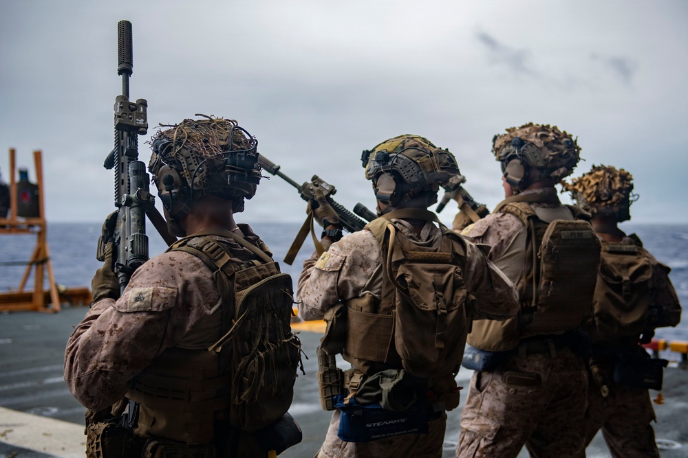 U.S. Marines Conducts Marksmanship Training