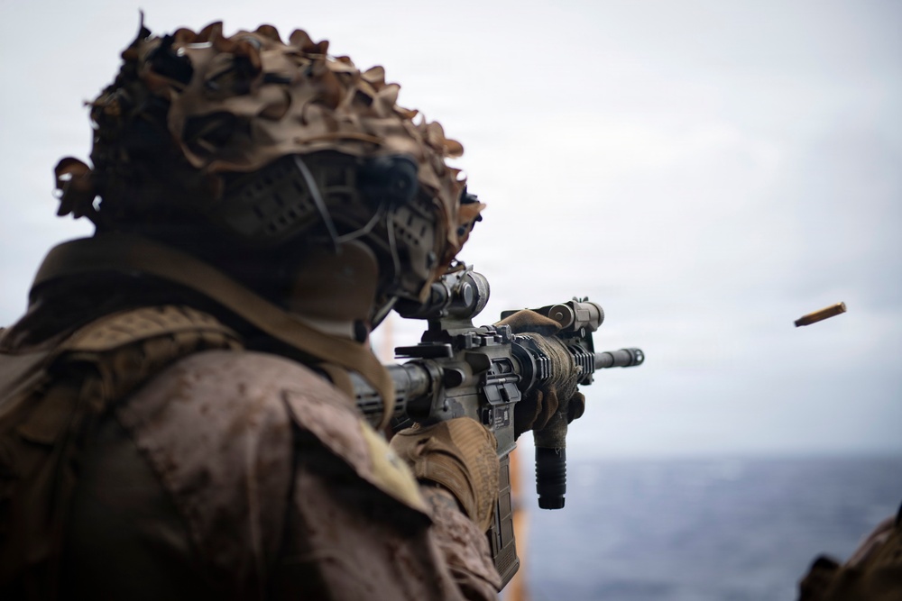 U.S. Marines Conducts Marksmanship Training