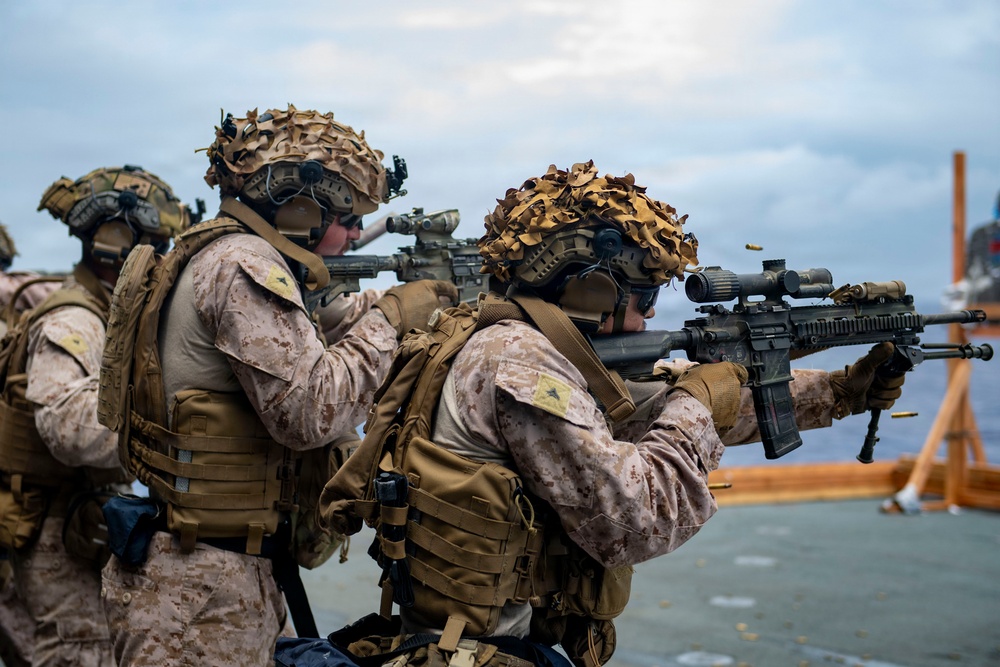 U.S. Marines Conducts Marksmanship Training