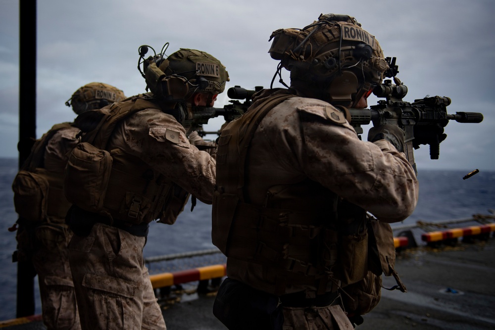 U.S. Marines Conducts Marksmanship Training