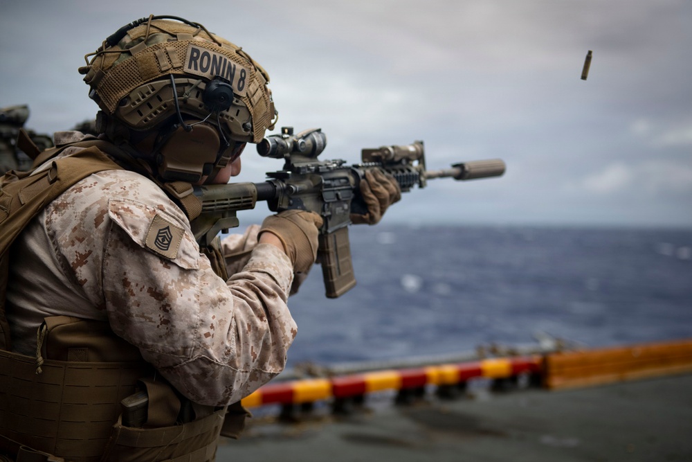 U.S. Marines Conducts Marksmanship Training