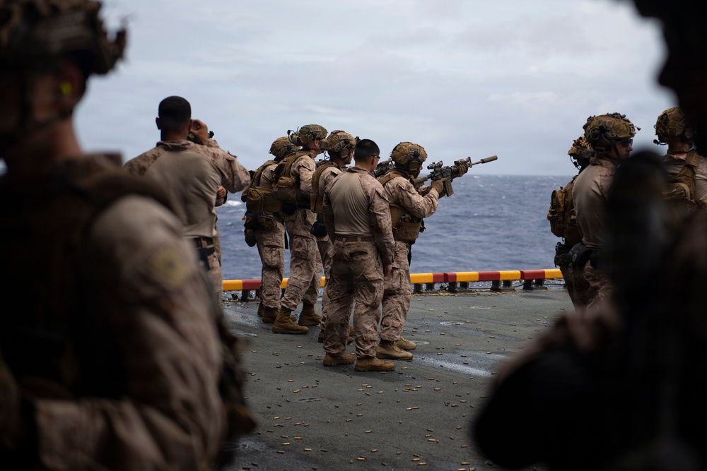 U.S. Marines Conducts Marksmanship Training