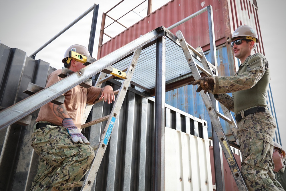 U.S. Navy Seabees Build Training Facility with Senegalese Partners for Obangame Express 2026