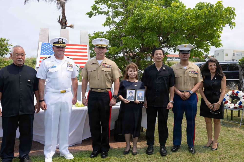 Shikina family hosts U.S. service members at Ishigaki Memorial Ceremony 81st anniversary