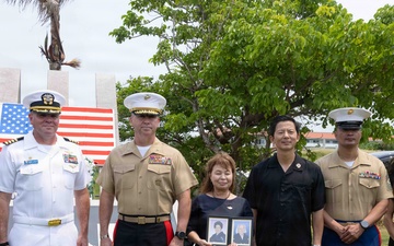 Shikina family hosts U.S. service members at Ishigaki Memorial Ceremony 81st anniversary