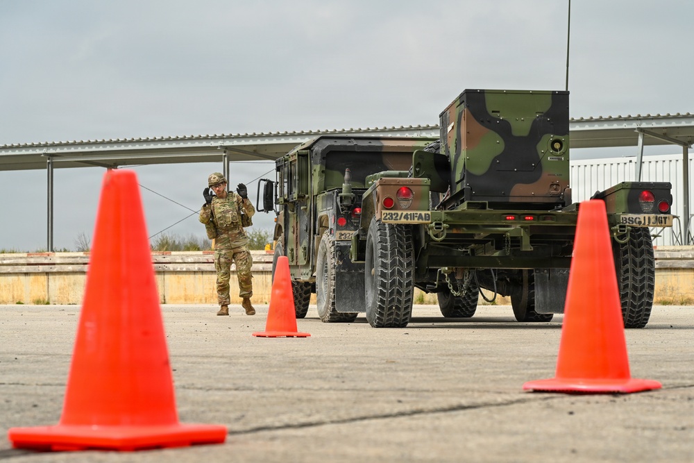 232nd Signal Company working on fundamentals