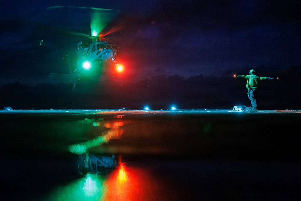 56th Rescue Squadron Conducts Deck Landing Qualifications Aboard USS Mount Whitney