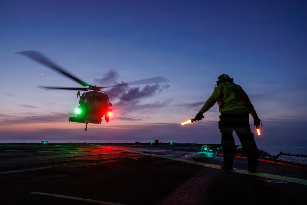 56th Rescue Squadron Conducts Deck Landing Qualifications Aboard USS Mount Whitney