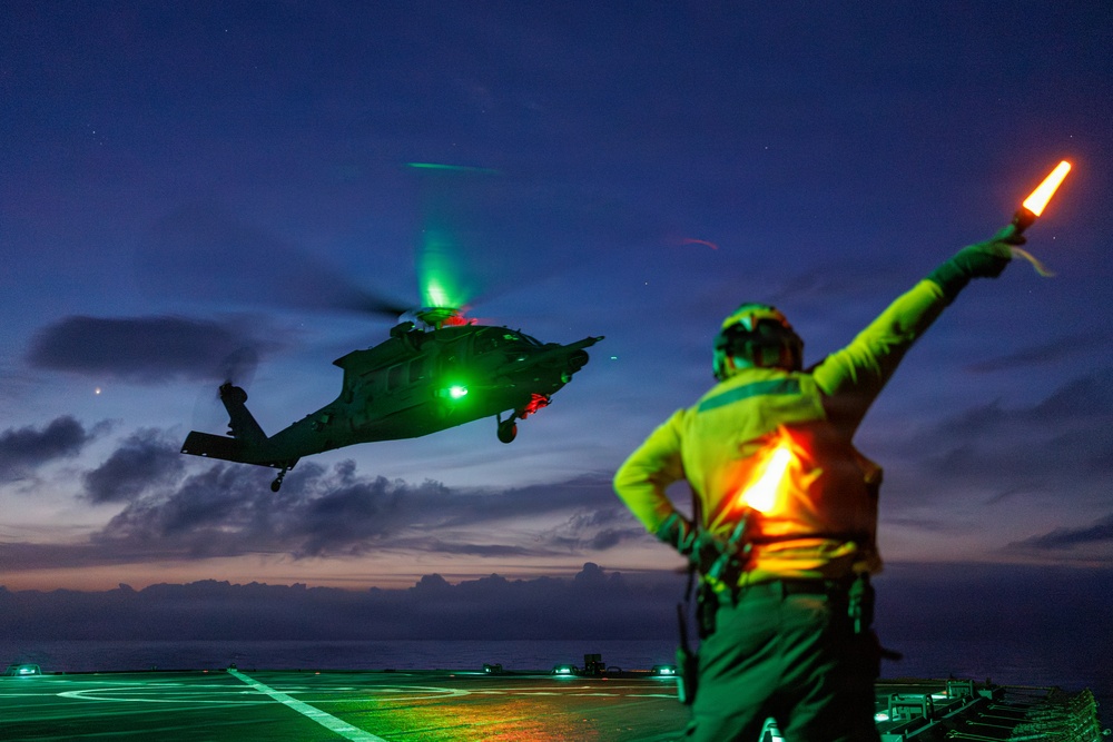 56th Rescue Squadron Conducts Deck Landing Qualifications Aboard USS Mount Whitney