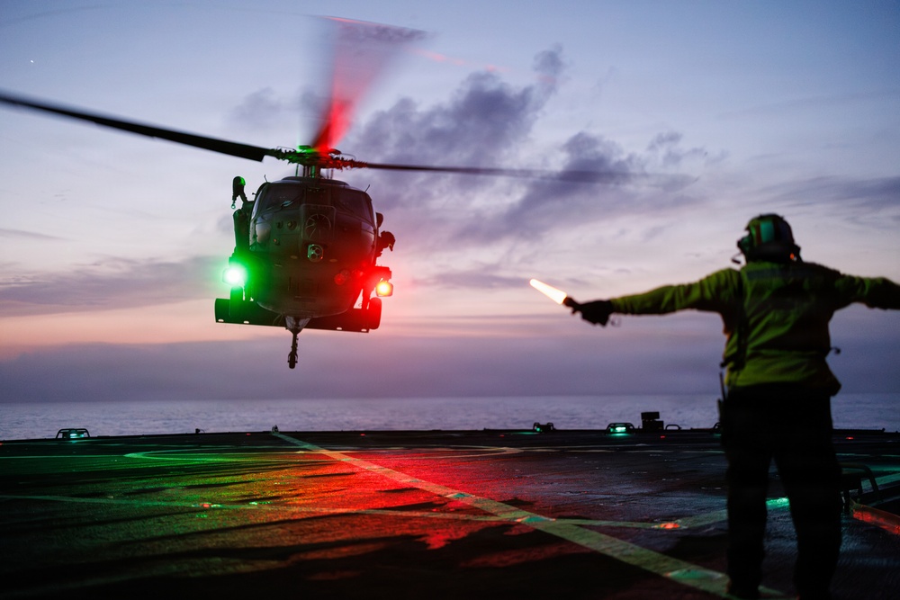 56th Rescue Squadron Conducts Deck Landing Qualifications Aboard USS Mount Whitney