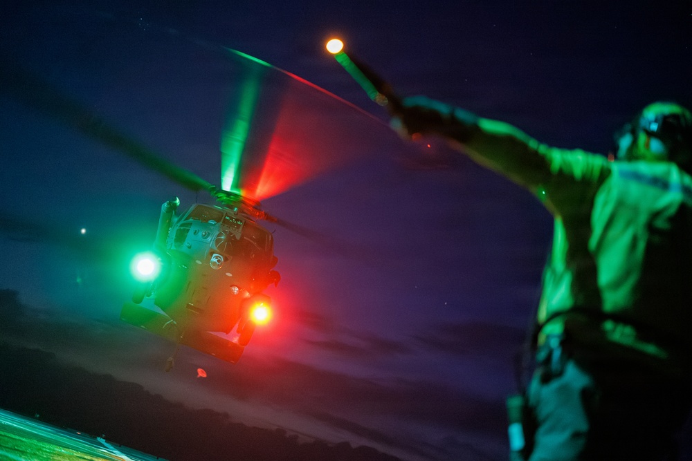 56th Rescue Squadron Conducts Deck Landing Qualifications Aboard USS Mount Whitney