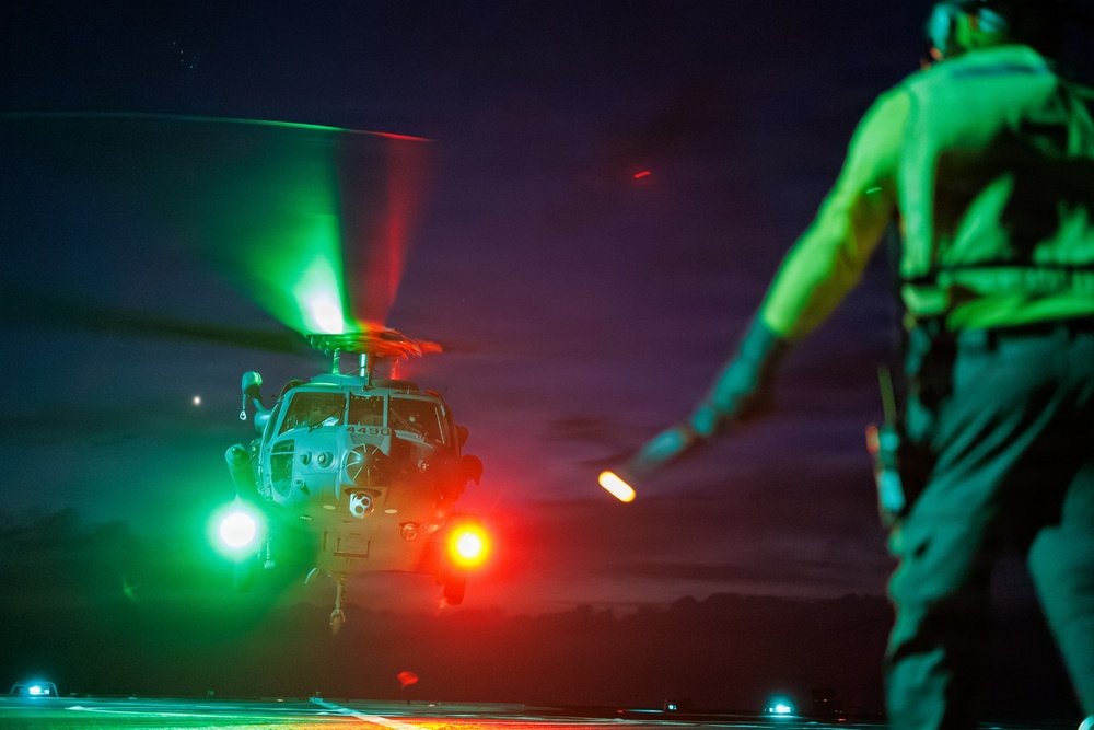 56th Rescue Squadron Conducts Deck Landing Qualifications Aboard USS Mount Whitney