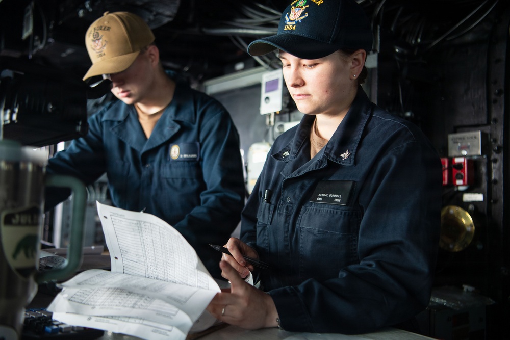 USS Boxer Conducts Daily Operations