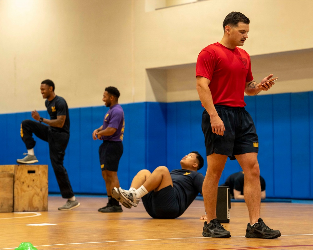 NAS Sigonella Sailor 360 physical training